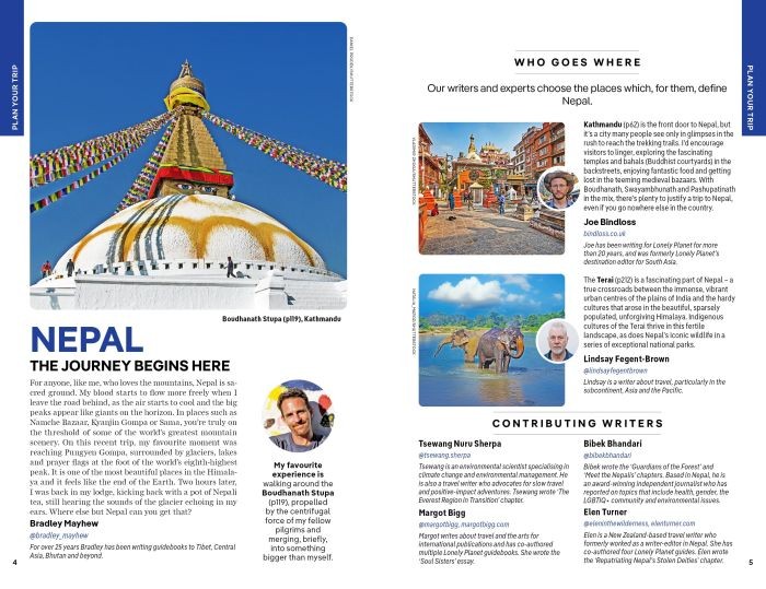 Nepal. Przewodnik wydawnictwa Lonely Planet. Przykładowe strony 1