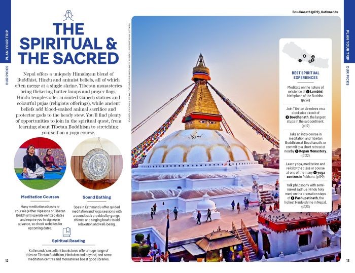 Nepal. Przewodnik wydawnictwa Lonely Planet. Przykładowe strony 3