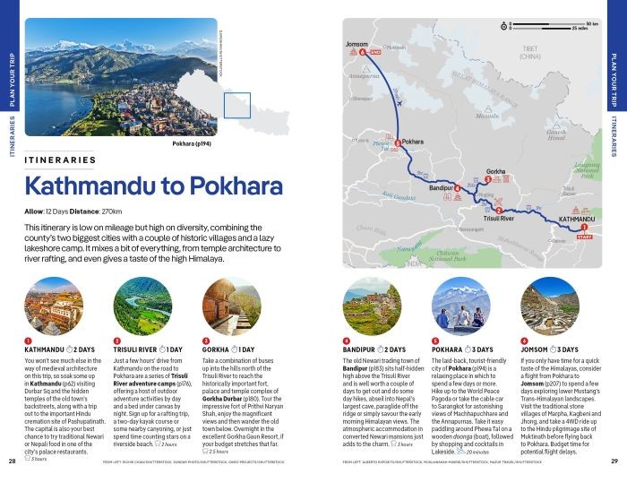 Nepal. Przewodnik wydawnictwa Lonely Planet. Przykładowe strony 4