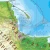 Polska 1:700 000. Mapa ścienna fizyczna. Fragment 1