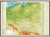 Polska 1:700 000. Mapa fizyczna w ramie drewnianej