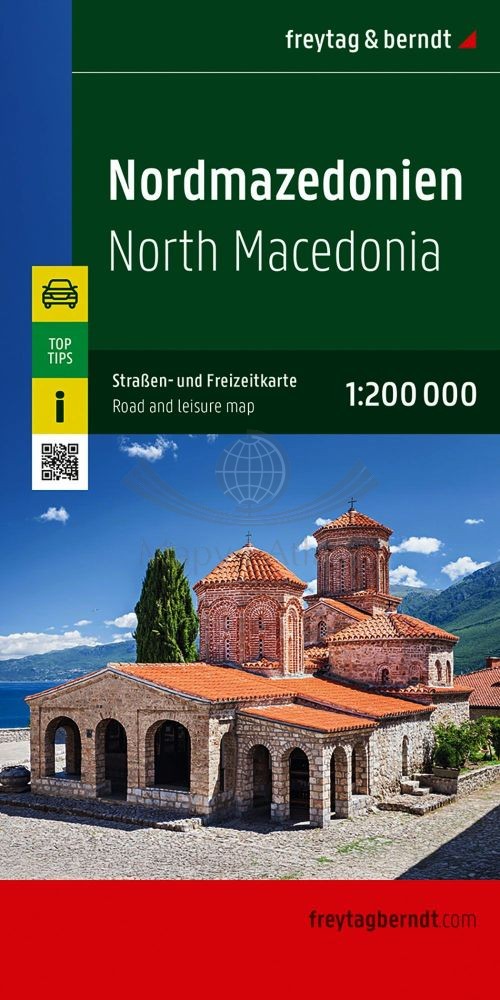 Macedonia Północna 1:200 000. Mapa samochodowo-turystyczna. Wyd. 2026. Freytag & Berndt