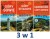 Góry Sowie, Stołowe, Izerskie i Karkonosze. Zestaw trzech laminowanych map turystycznych wydawnictwa Compass