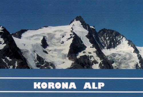 Alpy książeczka odznaki "Korona Alp" . Okładka