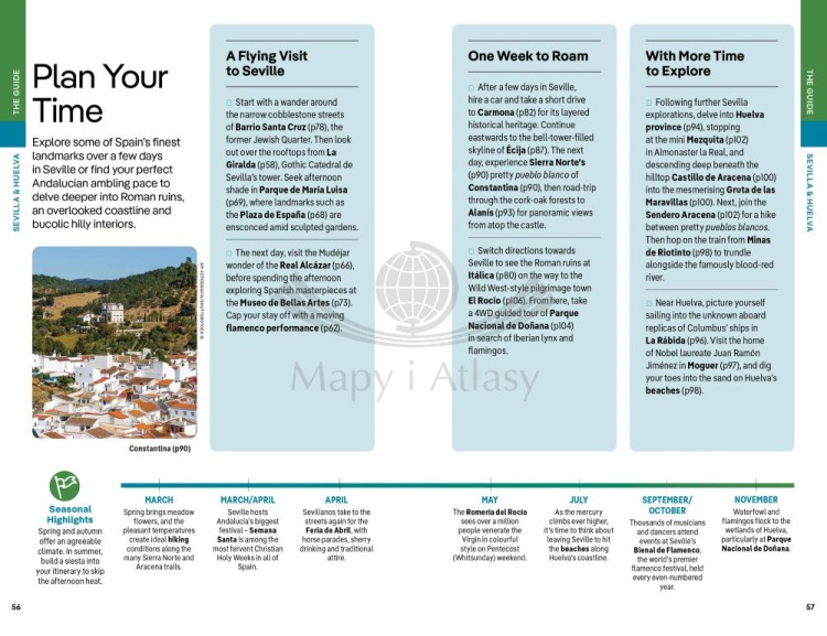 Andaluzja. Przewodnik wydawnictwa Lonely Planet. Przykładowe strony 4
