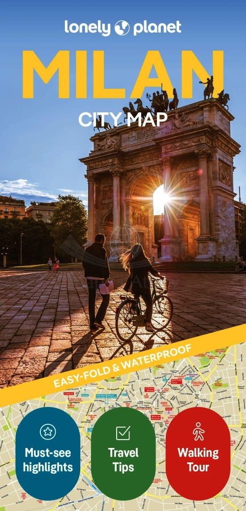 Mediolan / Milan. Wodoodporna mapa / Plan miasta. City map. Wyd. 2025. Lonely Planet