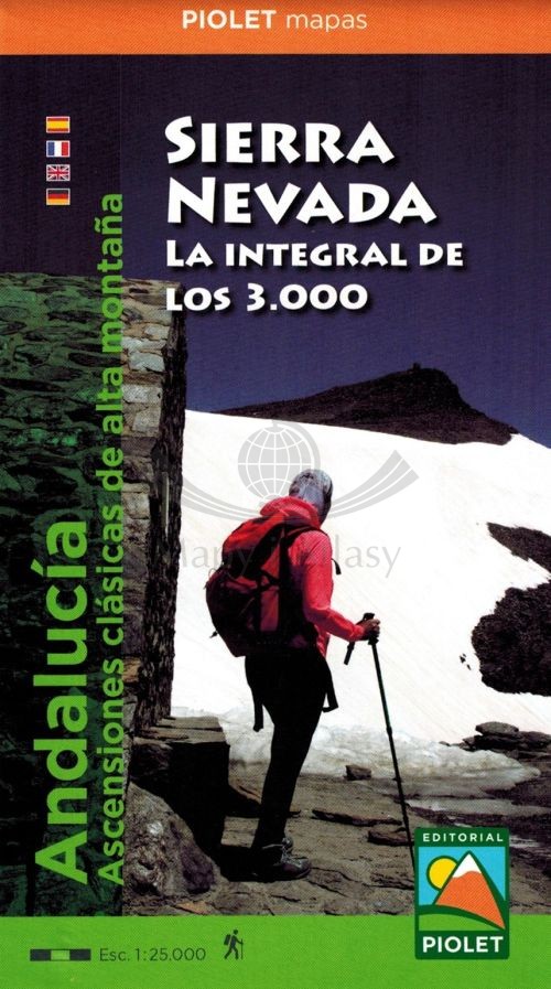 Sierra Nevada 1:25 000. Mapa turystyczna. Editorial Piolet