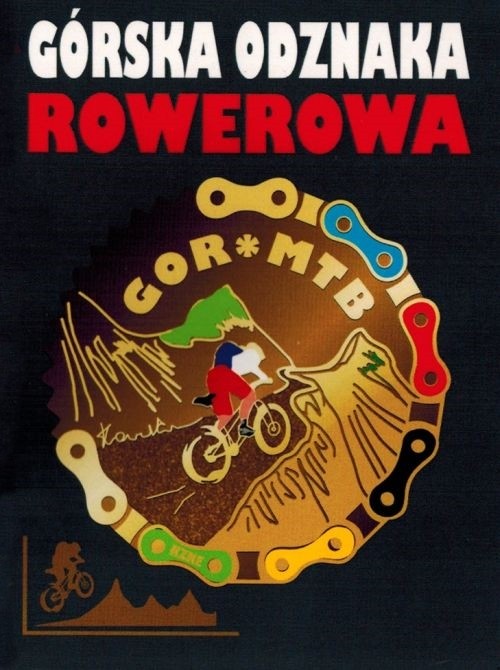 Górska odznaka rowerowa MTB. Książeczka. Okładka