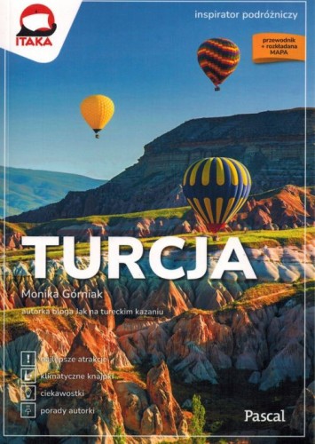 Turcja. Inspirator Podróżniczy. Przewodnik + mapa wydawnictwa Pascal. Okładka