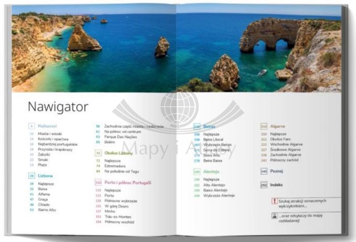 Portugalia. Przewodnik ilustrowany wydawnictwa Pascal. Spis treści