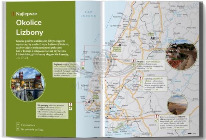 Portugalia. Przewodnik ilustrowany wydawnictwa Pascal. Przykładowe strony 2