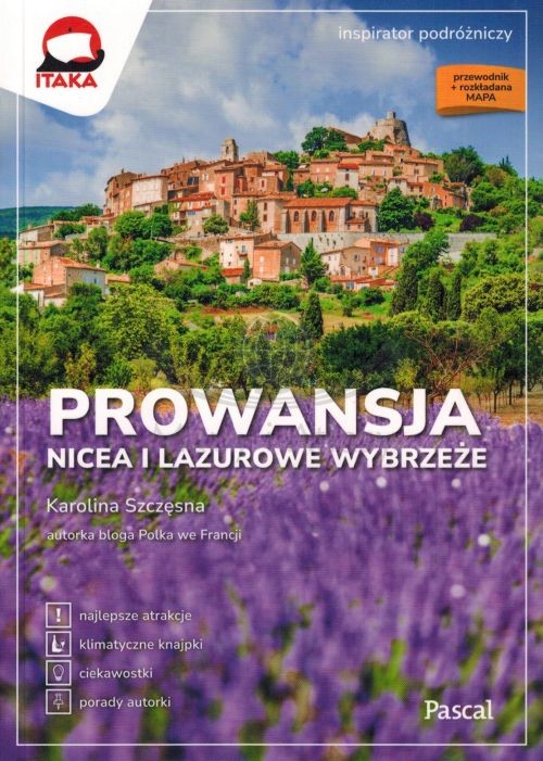 Prowansja i Lazurowe Wybrzeże.  Inspirator Podróżniczy. Przewodnik + mapa. Wyd. 2025. Pascal