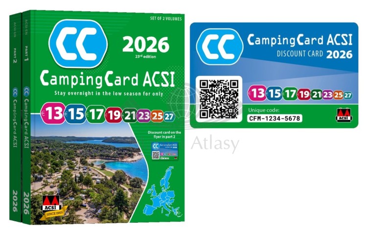 Europa CampingCard ACSI. Przewodnik + karta rabatowa