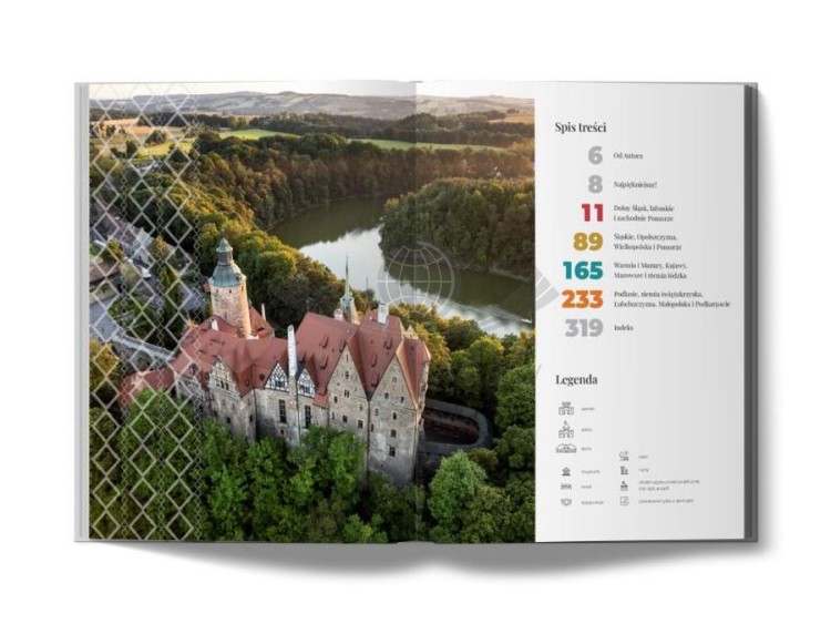 Zamki, dwory i pałace. Polska nieznana. Przewodnik wydawnictwa Pascal. Spis treści