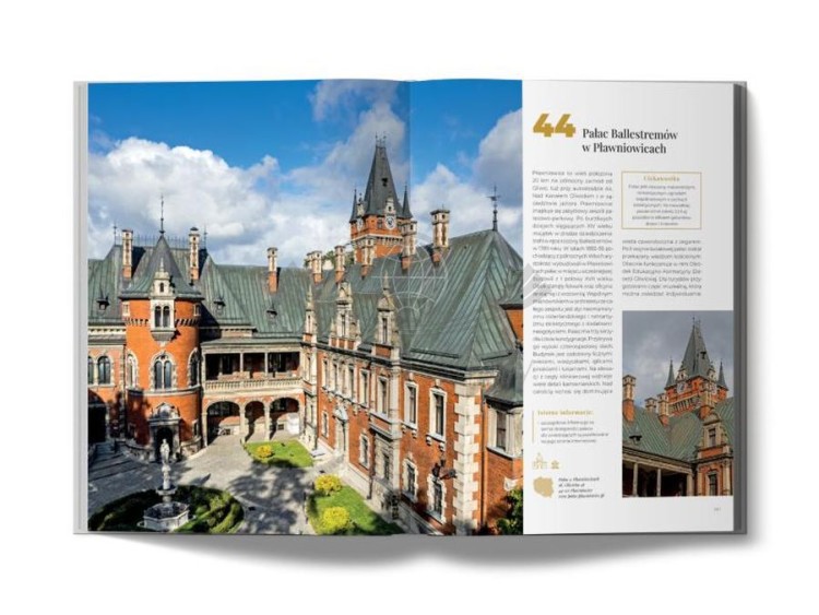 Zamki, dwory i pałace. Polska nieznana. Przewodnik wydawnictwa Pascal. Przykładowe strony 3