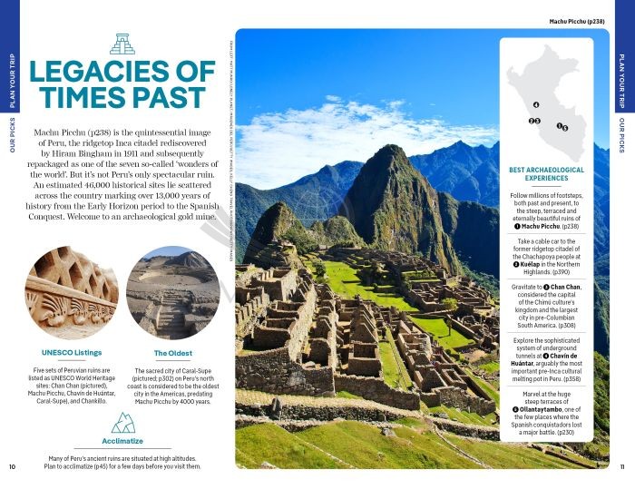 Peru. Przewodnik wydawnictwa Lonely Planet. Przykładowe strony 4