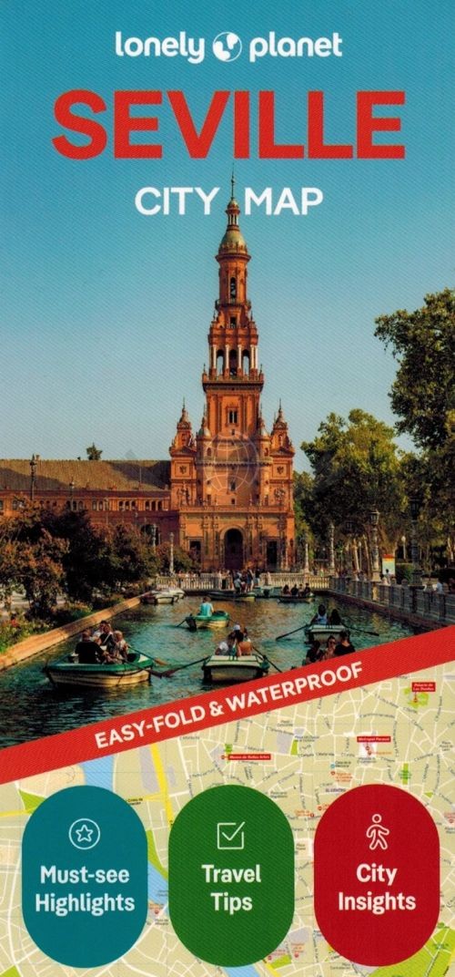 Sewilla. Wodoodporna mapa / Plan miasta. City map. Lonely Planet