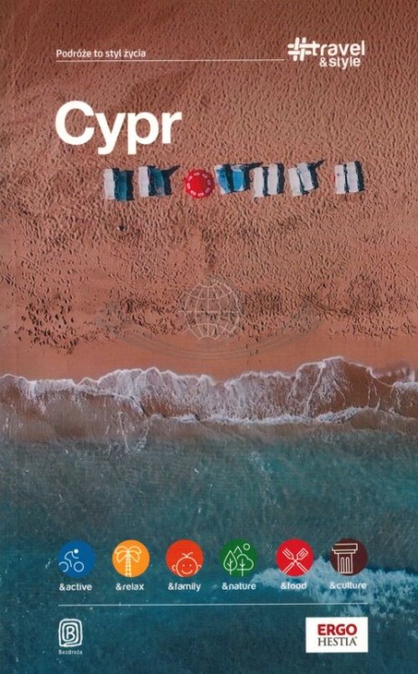 Cypr. Przewodnik  travel&style  wydawnictwa Bezdroża. Okładka