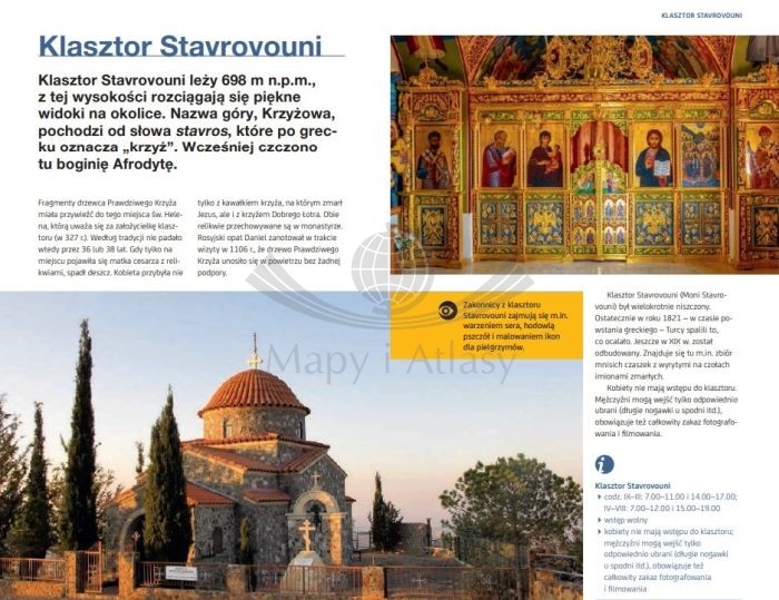 Cypr. Przewodnik  travel&style wydawnictwa Bezdroża. Przykładowe strony 3