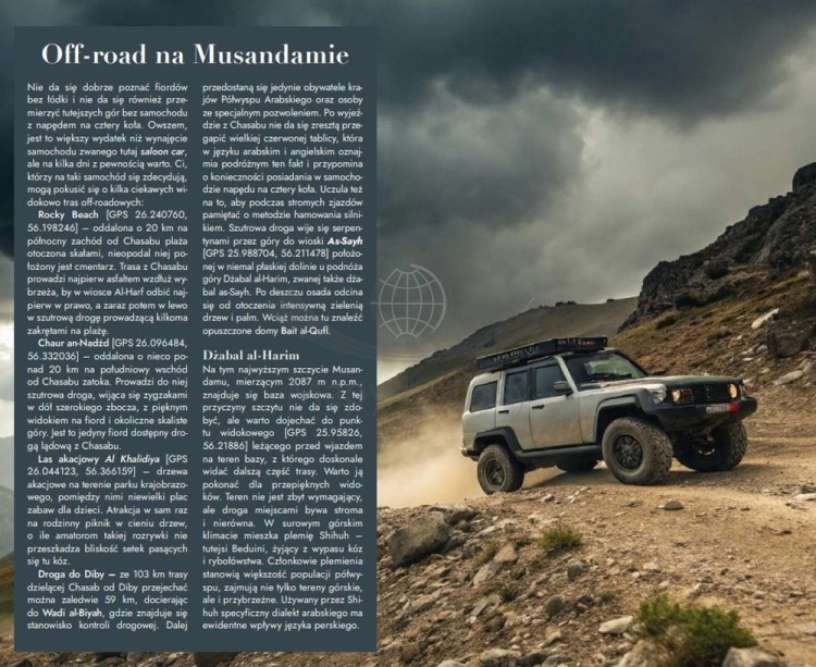 Oman. Przewodnik travelbook wydawnictwa Bezdroża. Przykładowe strony 4