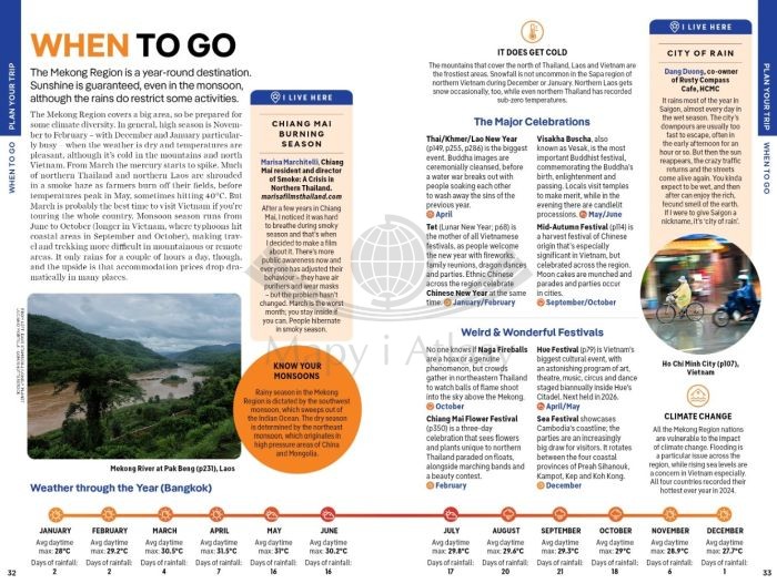 Wietnam, Kambodża, Laos i Tajlandia Północna / Vietnam, Cambodia, Laos & Northern Thailand. Przewodnik wydawnictwa Lonely Planet. Przykładowe strony 4