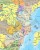 Afryka 1:9 000 000. Dwustronna mapa ścienna. Polityczna i fizyczna. Strona polityczna - fragment 2