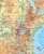 Afryka 1:9 000 000. Dwustronna mapa ścienna. Polityczna i fizyczna. Strona fizyczna - fragment 1
