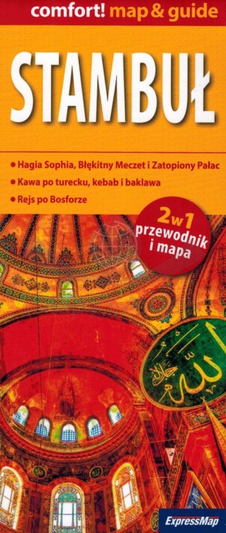 Stambuł. Laminowana mapa turystyczna + Miniprzewodnik wydawnictwa ExpressMap. Okładka