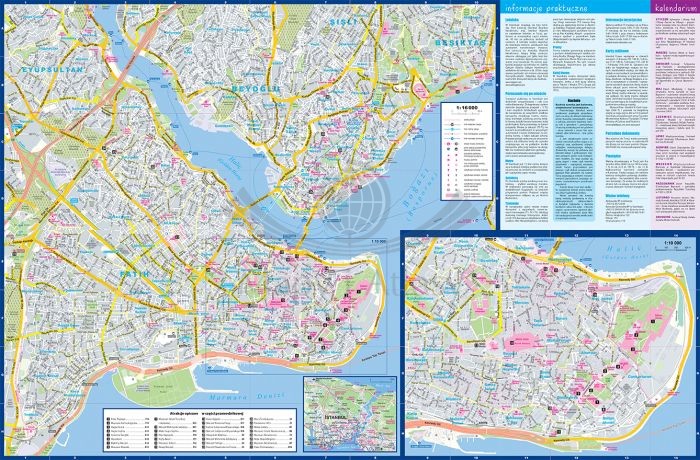 Stambuł. Laminowana mapa turystyczna + Miniprzewodnik wydawnictwa ExpressMap. Druga strona
