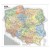 Polska 1:750 000. Mapa ścienna drogowo-administracyjna. Wersja STRONG