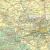 Polska 1:750 000. Naklejka, mapa ścienna administracyjno-drogowa. Fragment 2