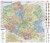 Polska 1:500 000. Naklejka, mapa ścienna administracyjno-samochodowa