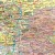 Polska 1:500 000. Naklejka, mapa ścienna administracyjno-samochodowa. Fragment 2