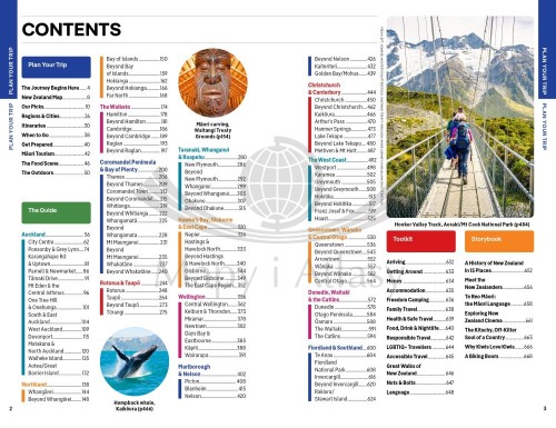 Nowa Zelandia / New Zealand. Przewodnik z mapą wydawnictwa Lonely Planet. Spis treści