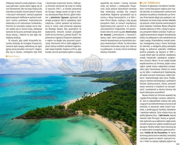 Dominikana. Przewodnik travelbook wydawnictwa Bezdroża. Przykładowe strony 2