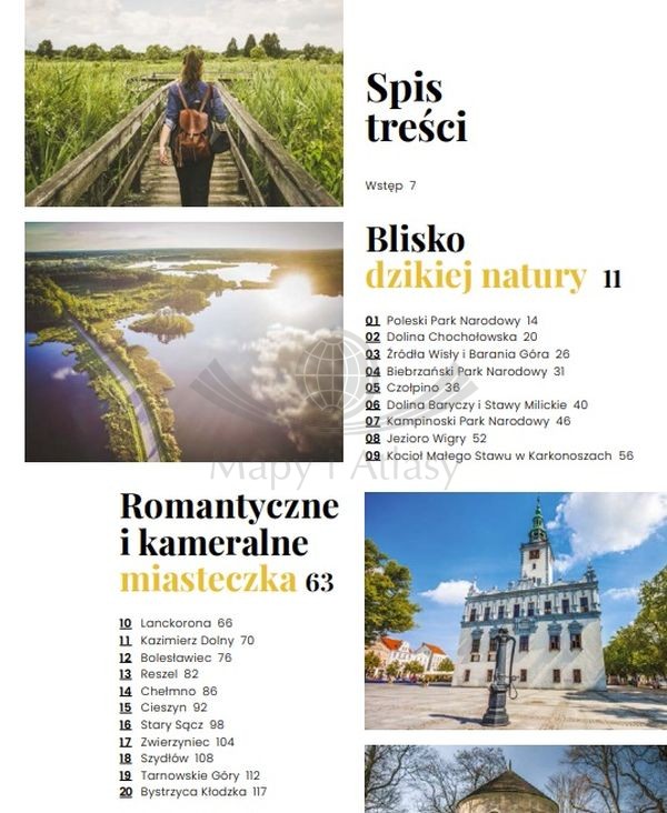 Polska. 70 pomysłów na niezapomniany weekend. Przewodnik wydawnictwa Bezdroża. Spis treści 1
