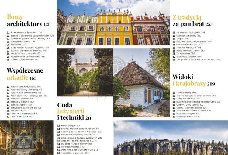 Polska. 70 pomysłów na niezapomniany weekend. Przewodnik wydawnictwa Bezdroża. Spis treści 2