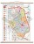Województwo podlaskie 1:155 000. Mapa ścienna administracyjna. Drewniane półwałki