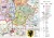 Województwo pomorskie 1:175 000. Mapa ścienna administracyjna. Drewniane półwałki. Fragment 2