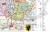 Województwo pomorskie 1:145 000. Mapa ścienna administracyjna. Drewniane półwałki. Fragment 2
