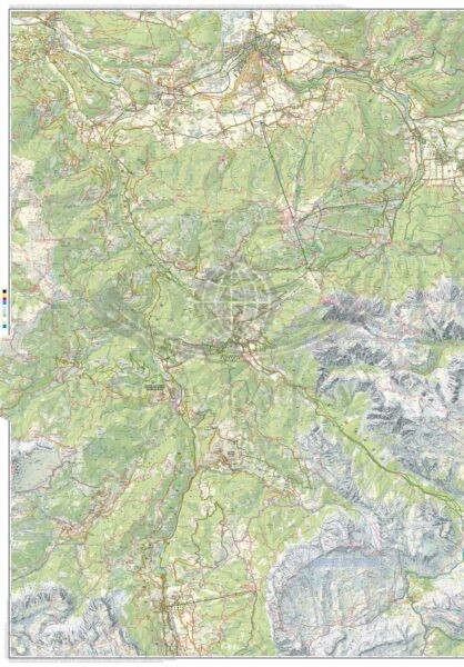 Pragser Dolomiten - Enneberg / Dolomiti di Braies - Marebbe. Wodoodporna mapa turystyczna 031 wydawnictwa Tabacco. Strona pierwsza