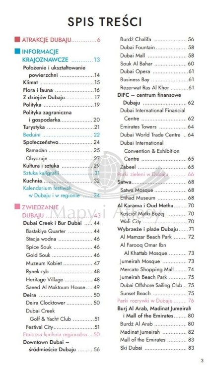 Dubaj. Przewodnik travelbook wydawnictwa Bezdroża. Spis treści 1