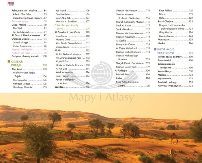 Dubaj. Przewodnik travelbook wydawnictwa Bezdroża. Spis treści 2