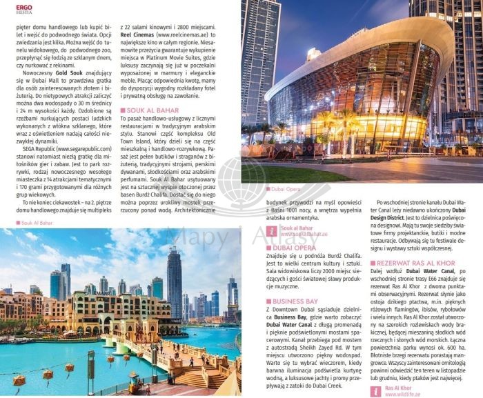 Dubaj. Przewodnik travelbook wydawnictwa Bezdroża. Przykładowe strony 4
