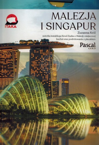 Malezja i Singapur. Przewodnik z mapą. Złota Seria wydawnictwa Pascal. Okładka