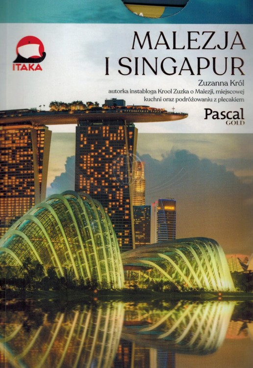 Malezja i Singapur. Przewodnik z mapą. Złota Seria wydawnictwa Pascal. Okładka