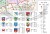 Województwo warmińsko-mazurskie 1:195 000. Mapa ścienna administracyjna. Drewniane półwałki. Fragment 2