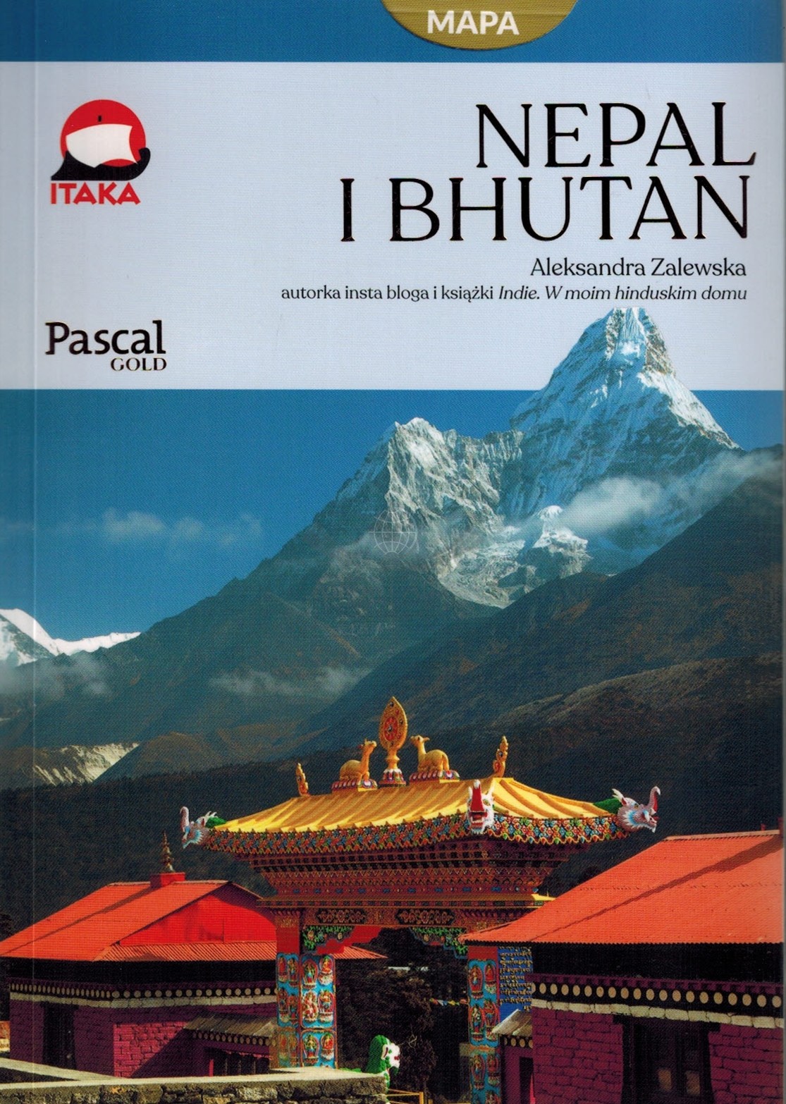 Nepal i Bhutan. Przewodnik + mapa. Złota seria. Wyd. 2025. Pascal