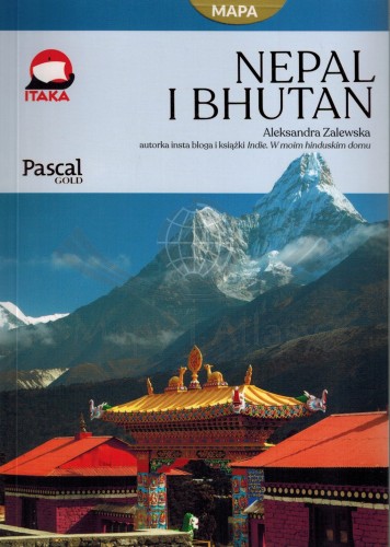 Nepal i Bhutan. Przewodnik z mapą wydawnictwa Pascal GOLD. Okładka