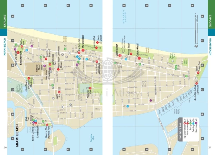Miami. Przewodnik Pocket z mapą wydawnictwa Lonely Planet. Przykładowe strony 4
